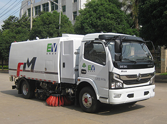 Camion électrique de lavage et de balayage des rues - FLM5080TXSDGBEVL